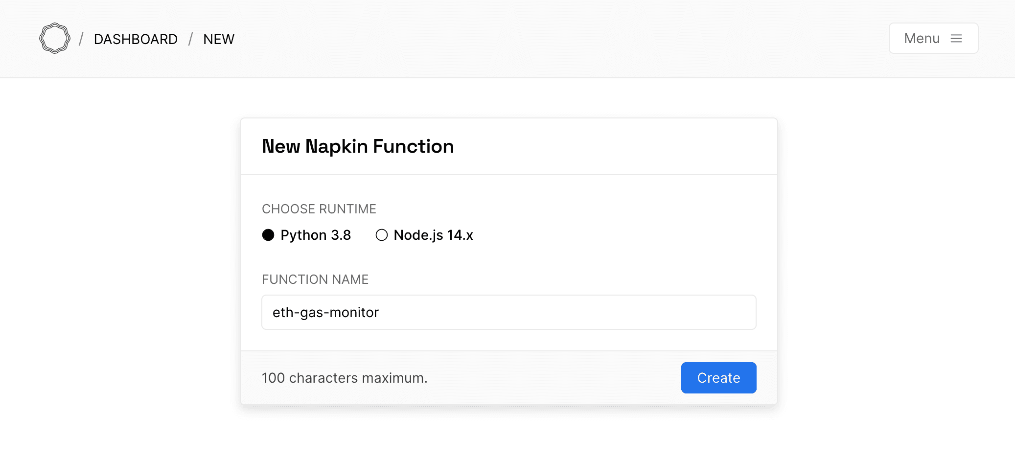 napkin new function