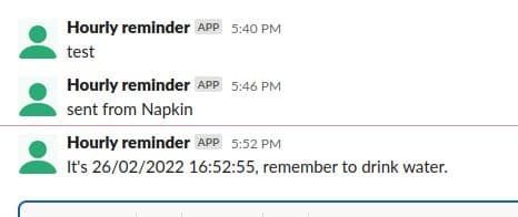 Adding a datetime to the Slack message